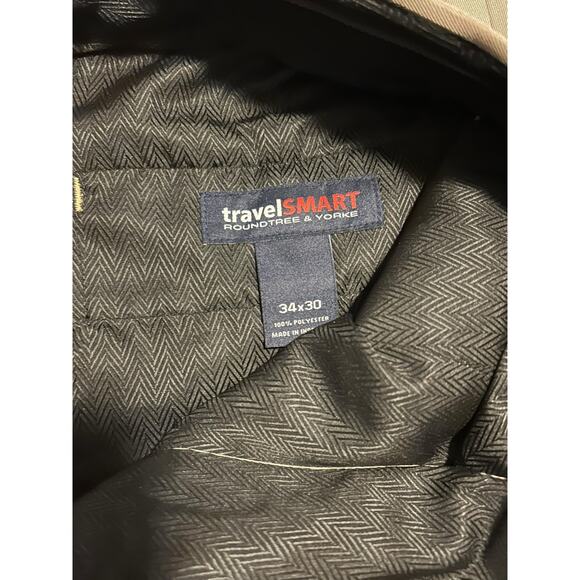 Roundtree & Yorke Pants Mens 34x30 TravelSmart - Picture 4 of 4